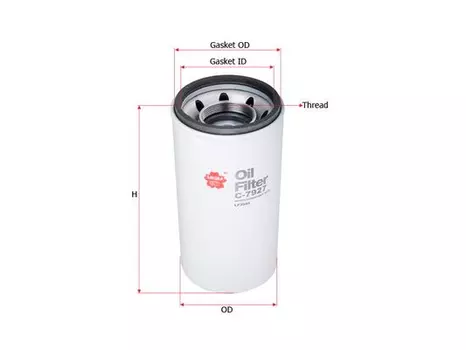 Фильтр масляный SAKURA C-7927 KOMATSU