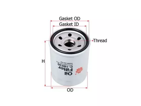 Фильтр масляный SAKURA C-18630 SUBARU