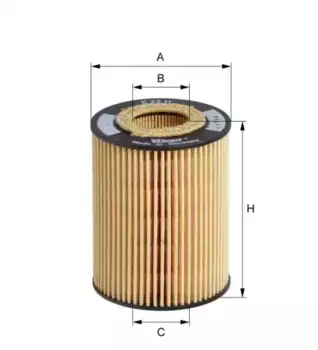 Фильтр масляный HENGST E22HD190 Opel Astra/Corsa/Meriva/Zafira 1.7CDTi 06>