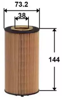 Фильтр масляный JS ASAKASHI OE0035 Audi A4/A6/A6, VW Phaeton 3.7/4.2 V8 02>