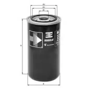 Фильтр масляный KNECHT HC12 KHD