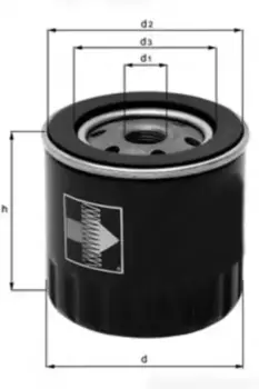 Фильтр масляный KNECHT OC981 Saab 9-3/9-5/9000/900 2.0i-3.0i & 16V/24V 81>, Caterpillar