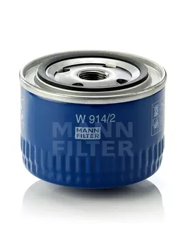 Фильтр масляный MANN-FILTER W 914/2 Lada Kalina/Nova/Samara