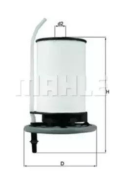 Фильтр масляный MAHLE KX 398