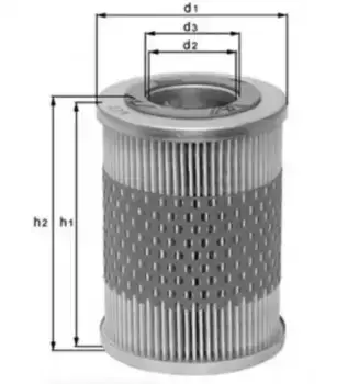 Фильтр масляный MAHLE OX 159D