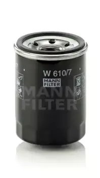 Фильтр масляный MANN-FILTER W 610/7 Mitsubishi Colt 1.1/1.3/1.5 04>, Honda Accord 2.0i/2.4i 08>