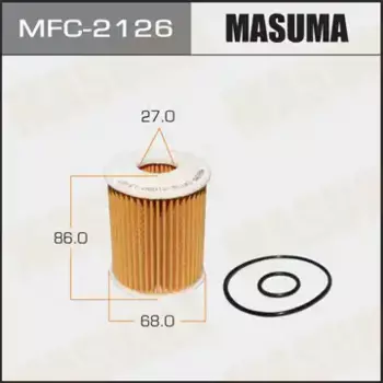 Фильтр масляный MASUMA MFC2126 Toyota Auris/Avensis/Corolla Verso/RAV 4 2.0D-4D/2.2D-4D 03>