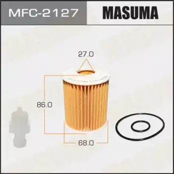 Фильтр масляный MASUMA MFC2127 Toyota Avensis/Auris 2.0D/2.2D 05>