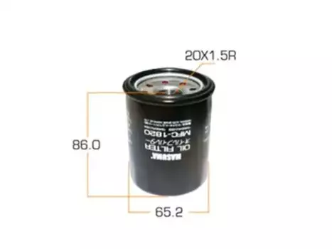Фильтр масляный MASUMA MFC-1820 Mitsubishi Colt/Galant/Lancer 1.1-3.5 83>