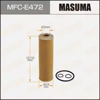 Фильтр масляный MASUMA MFC-E472 Mercedes-Benz W204/W212 1.8 07>