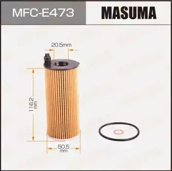 Фильтр масляный MASUMA MFC-E473 BMW F20 1.6d-1.8d/F10/F30/G11/G30/F15 10>