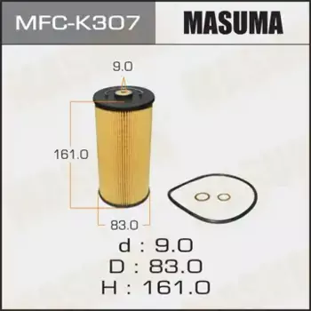 Фильтр масляный MASUMA MFC-K307 MB T1 208/210/308/310/W201/W202/W124/W461/W463 2.0D-3.5D 83>