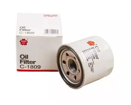 Фильтр масляный SAKURA C1809 Mazda 323S 1.7D/2.0D/TD 95>, Hyundai Lantra 1.5-1.9D 90>