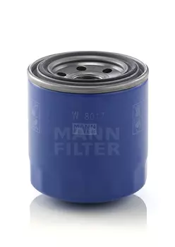 Фильтр масляный MANN-FILTER W 8017 Mazda 626 2.5 24V 92>, Mitsubishi Galant 1.6-2.0 88>