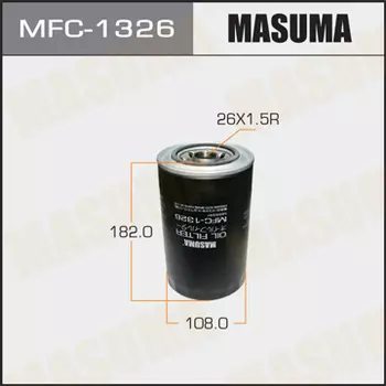 Фильтр масляный MASUMA MFC1326 Mitsubishi