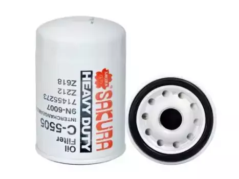 Фильтр масляный SAKURA C-5505 Caterpillar, Hitachi