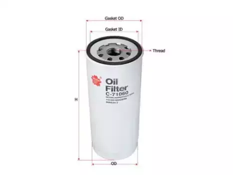 Фильтр масляный SAKURA C-71060