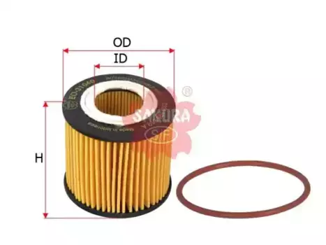 Фильтр масляный SAKURA EO31040 VW Polo, Skoda Fabia, Seat Cordoba/Ibiza IV 1.2/12V 01>