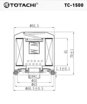 Фильтр масляный TOTACHI TC-1500