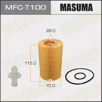 Фильтр масляный MASUMA MFCT100 Toyota Land Cruiser 4.5D 08>