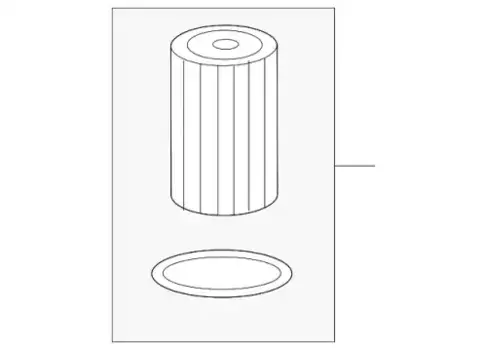 Фильтр масляный VAG 03N115562 Audi A3, VW Golf/Passat, Skoda Octavia, Seat Leon 1.6-2.0TDi 12>