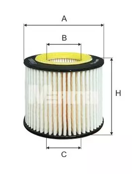 Фильтр масляный MFILTER TE 600 VW Polo, Skoda Fabia, Seat Cordoba/Ibiza IV 1.2/12V 01>