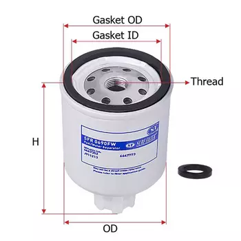 Топливный фильтр SURE FILTER SFR0690FW Bobcat