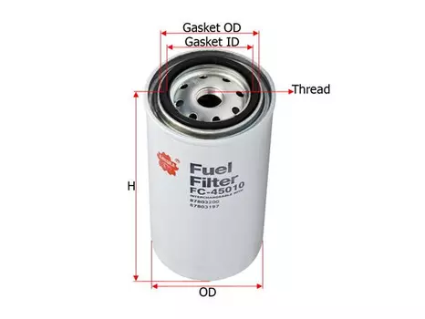 Топливный фильтр SAKURA FC-45010 CASE IH