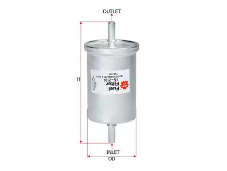 Топливный фильтр SAKURA FS-2102 Renault Logan 1.4 04>