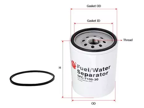 Топливный фильтр SAKURA SFC710930 Volvo FH13