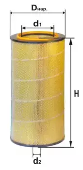 Фильтр воздушный DIFA 4342МК