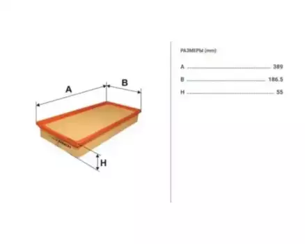Фильтр воздушный FILTRON AP 004/3