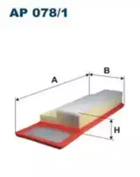 Фильтр воздушный FILTRON AP 078/1