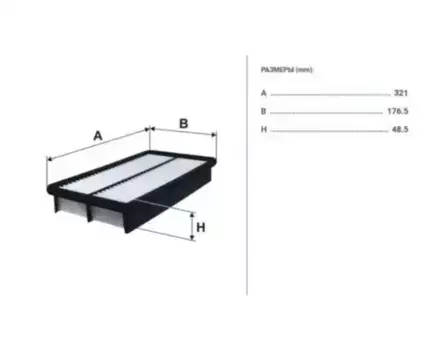 Фильтр воздушный FILTRON AP 113/1