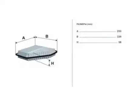 Фильтр воздушный FILTRON AP 142/10