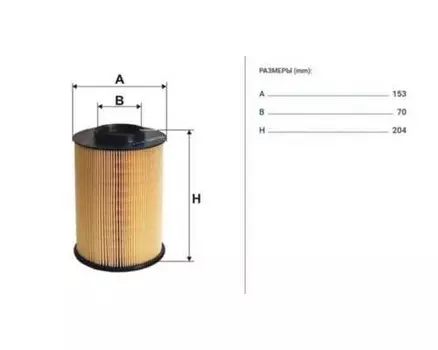 Фильтр воздушный FILTRON AK 372/1