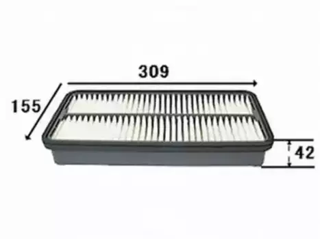 Фильтр воздушный JS ASAKASHI A161J