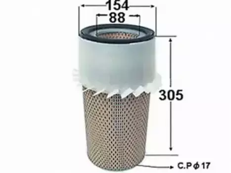 Фильтр воздушный JS ASAKASHI A413J