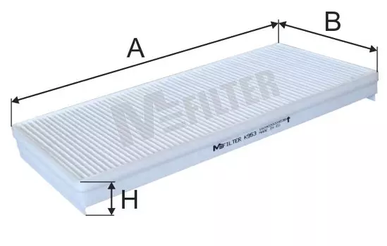 Салонный фильтр MFILTER K953 MAN 19.403 (F2000)