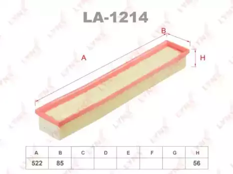 Фильтр воздушный LYNXAUTO LA-1214