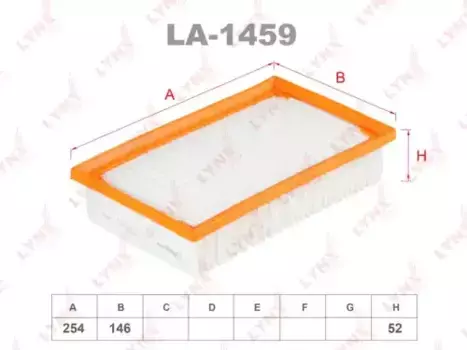 Фильтр воздушный LYNXAUTO LA-1459