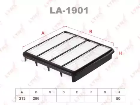 Фильтр воздушный LYNXAUTO LA-1901