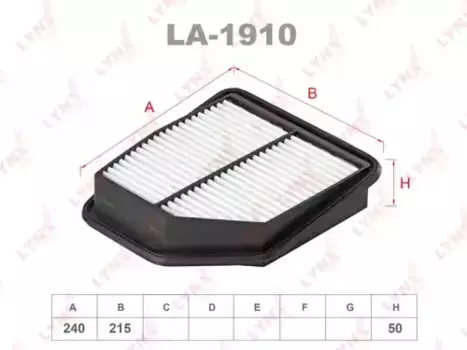 Фильтр воздушный LYNXAUTO LA-1910