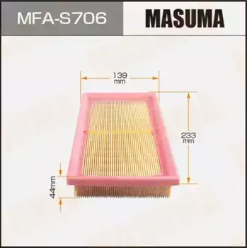 Фильтр воздушный MASUMA MFA-S706