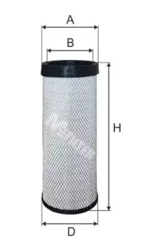 Фильтр воздушный MFILTER A583/1