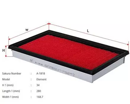 Фильтр воздушный SAKURA A1818