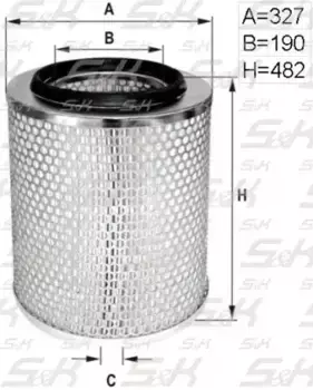 Фильтр воздушный S&K SK585008101