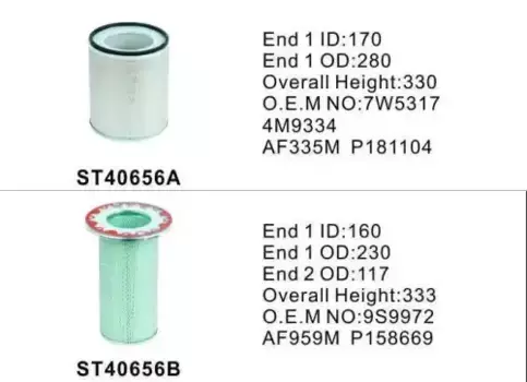 Фильтр воздушный STAL ST40656AB