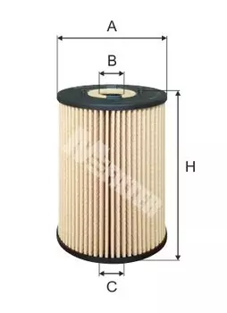 Фильтр масляный MFILTER TE606 Omn MB 608-1514