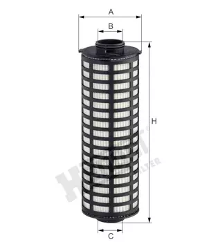 Фильтр масляный HENGST E311H01D273 IVECO STRALIS